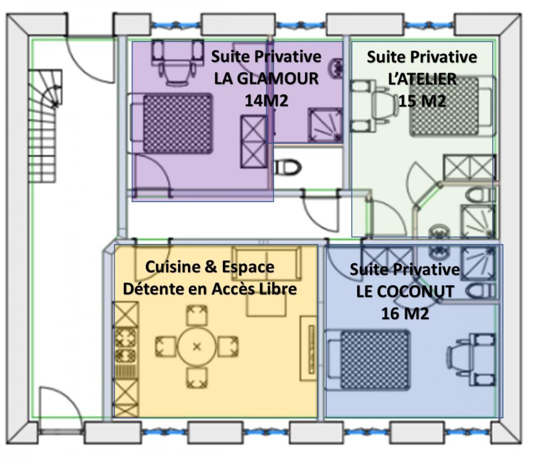 Le Convivial, Appartement Centre Ville มูลูส ห้อง รูปภาพ
